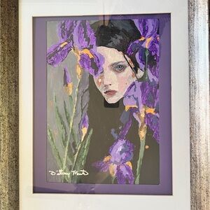 🎨SALE🎨  Dark Haired Girl with Purple Iris